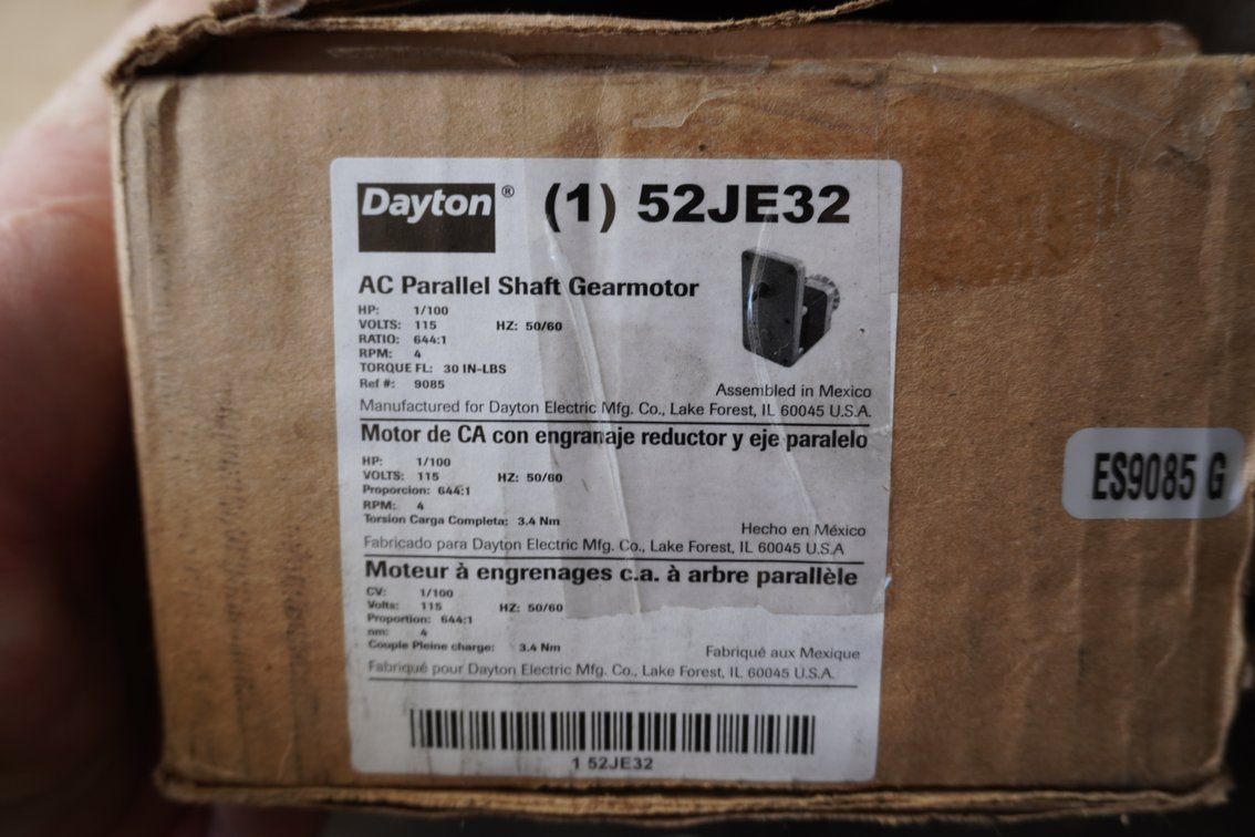 Dayton Parallel Shaft Gear Motor