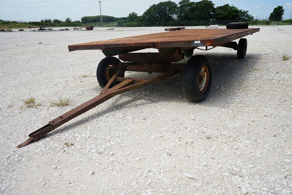8' x 20' Flatbed Hay Trailer 