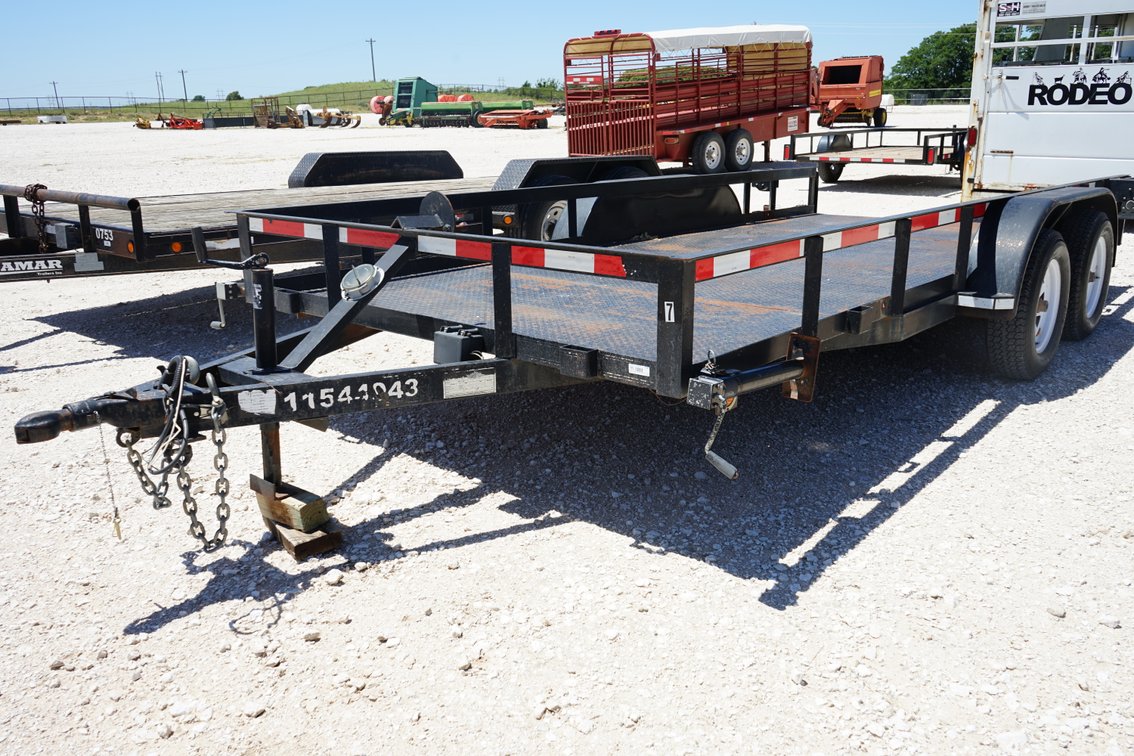 Bumper Pull Utility Car Hauler