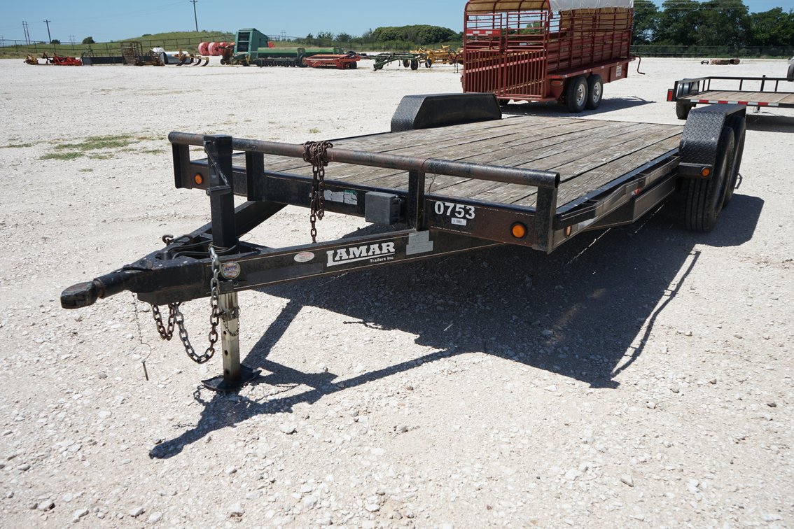 2012 Lamar Bumper Pull Car Hauler