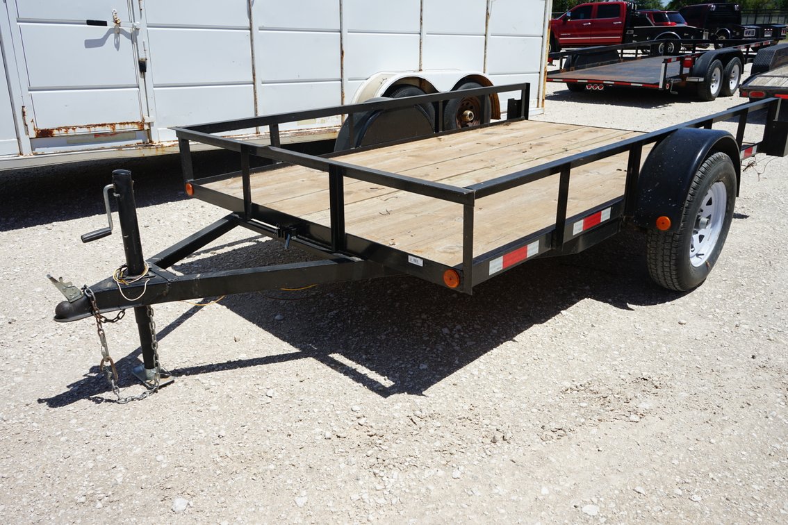 Bumper Pull Tilt Utility Trailer