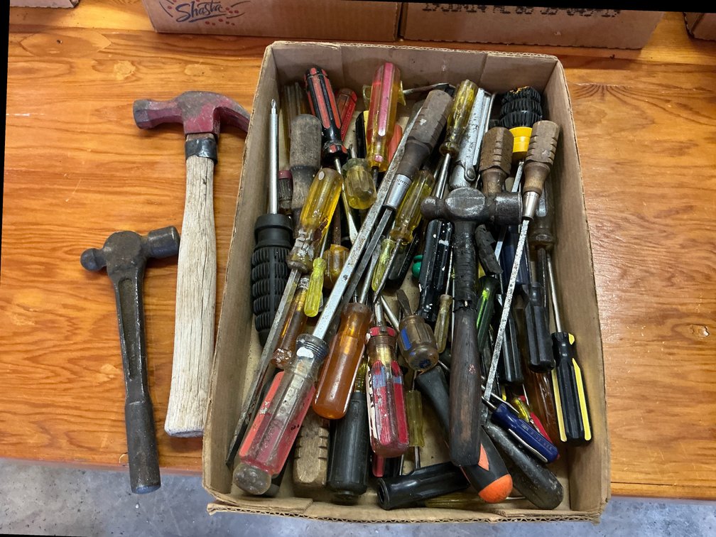 Hammers, screwdrivers