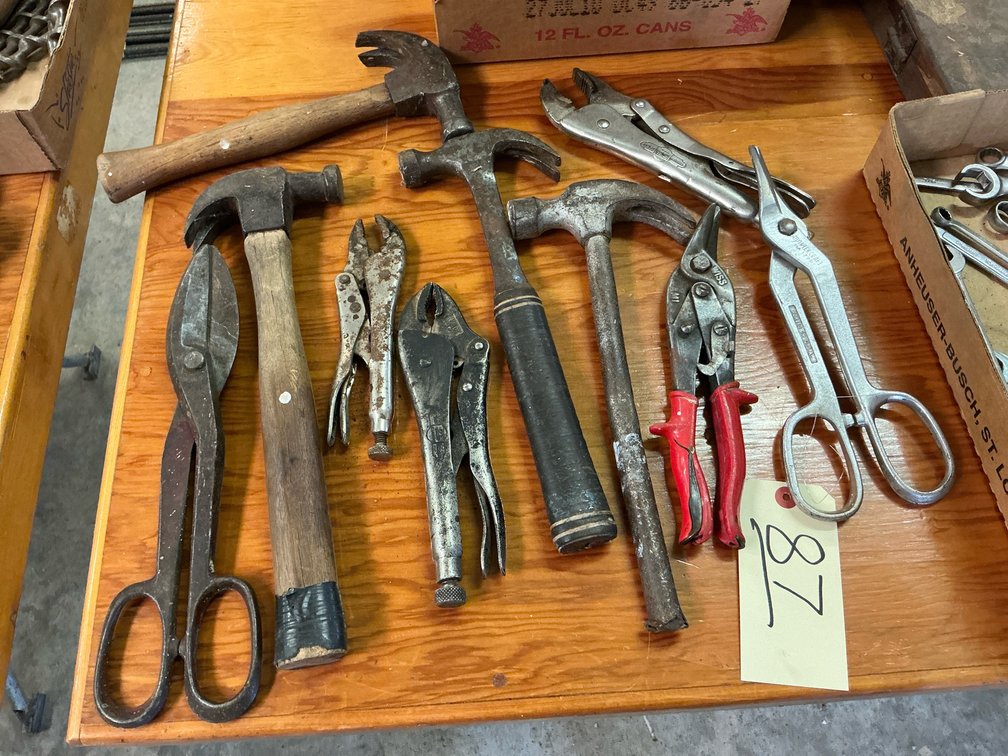 Hammers, vise grips plus more