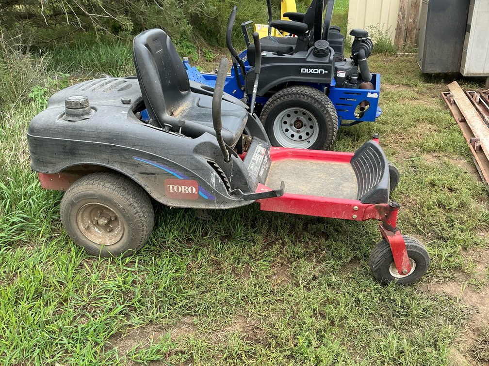 Toro riding lawn mower