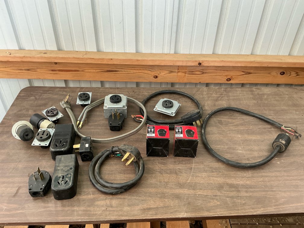 240 electrical plugins and cords