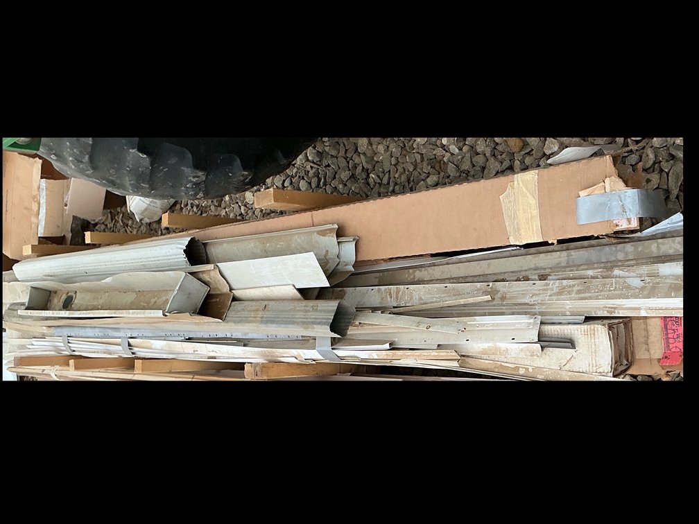 Siding soffit accessories and eve trough pcs