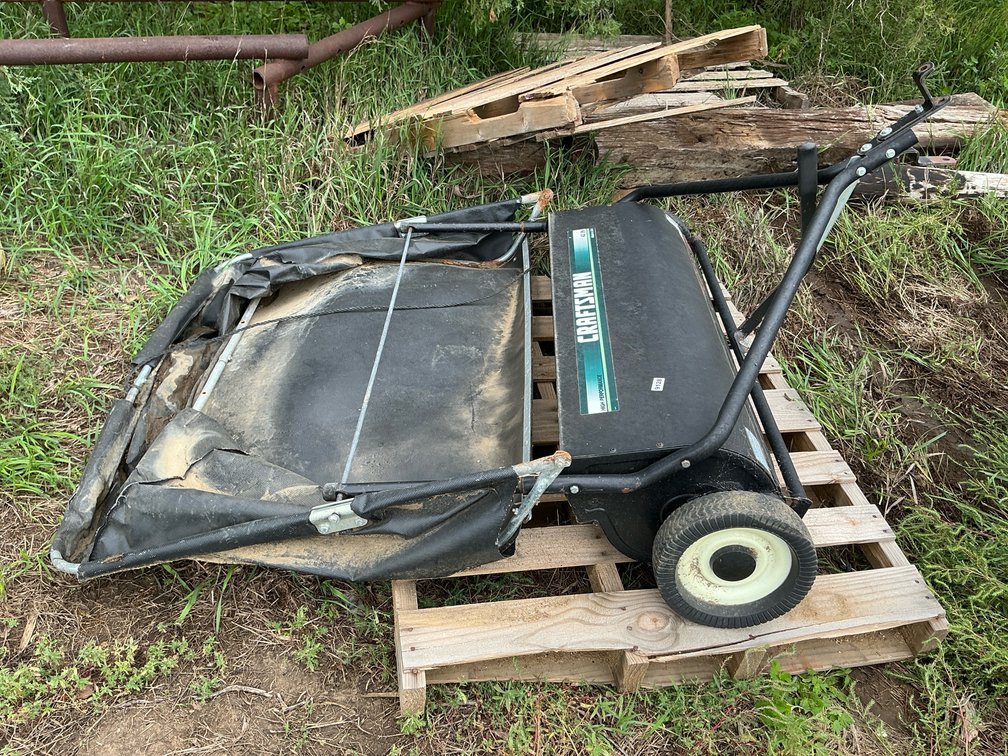 Craftsman pull behind lawn sweep