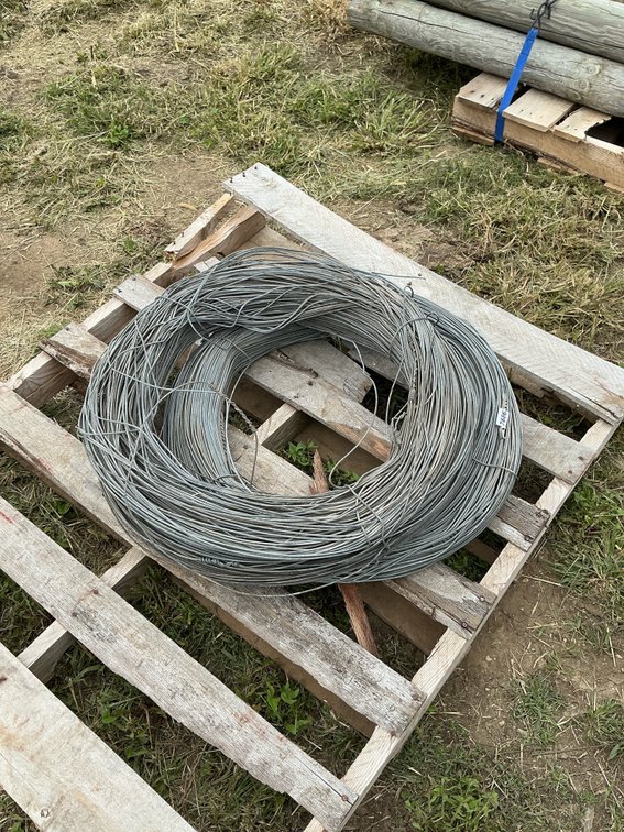 (2) rolls 12 ga soft galvanized wire