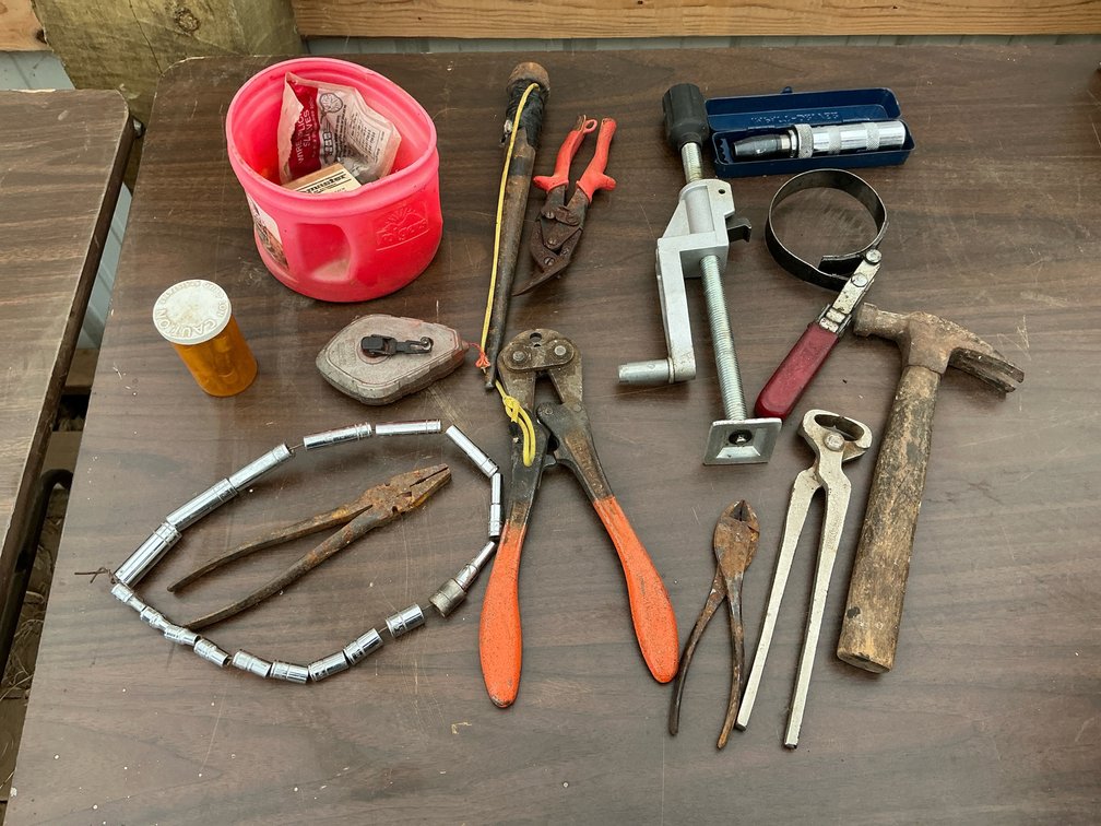 Various tools including impact driver and more