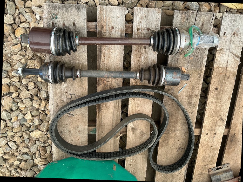 Polaris Ranger Axle shafts and belt