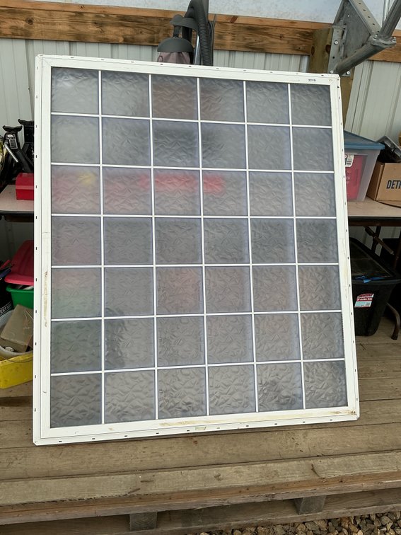 Glass Brick window 50"x58"