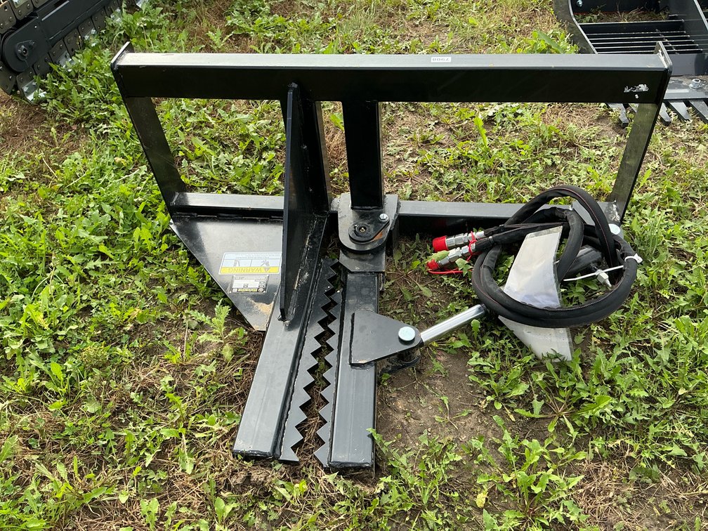 Wolverine post puller skid steer attachment