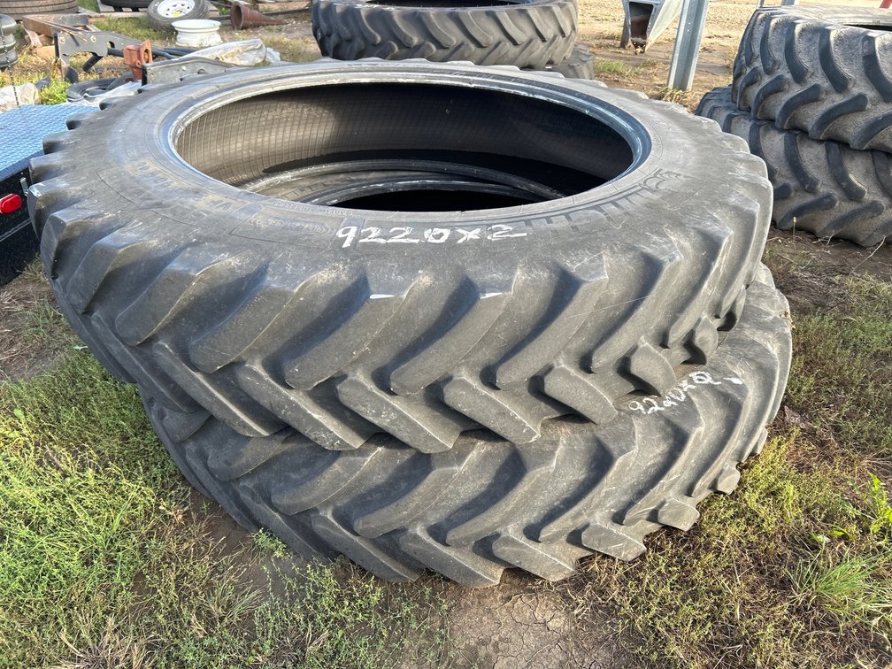 (2) Michelin 380/90R46 tires