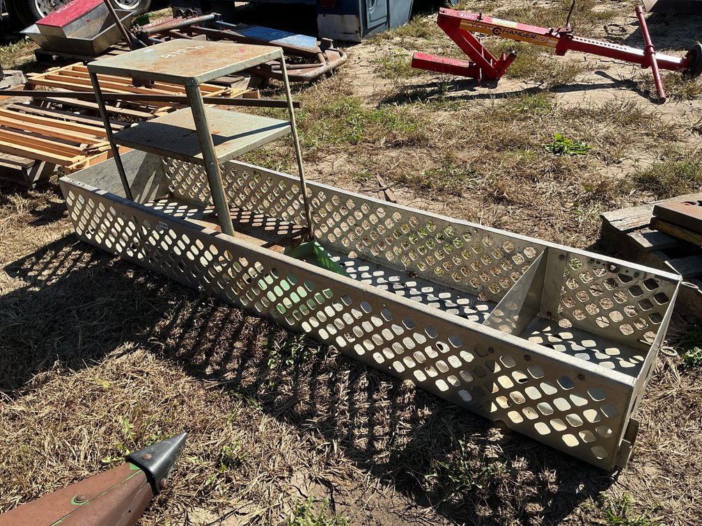 aluminum box, metal cart, metal box