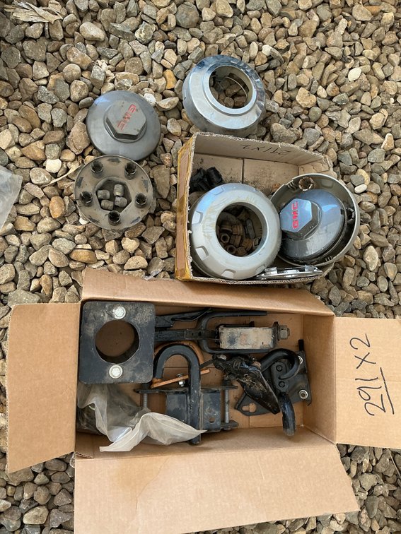 Tow hooks, gmc parts