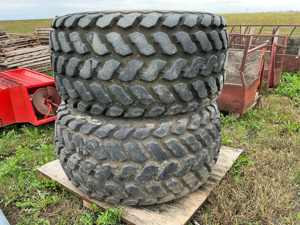 (2) Firestone 21.5L16.1 swather tires