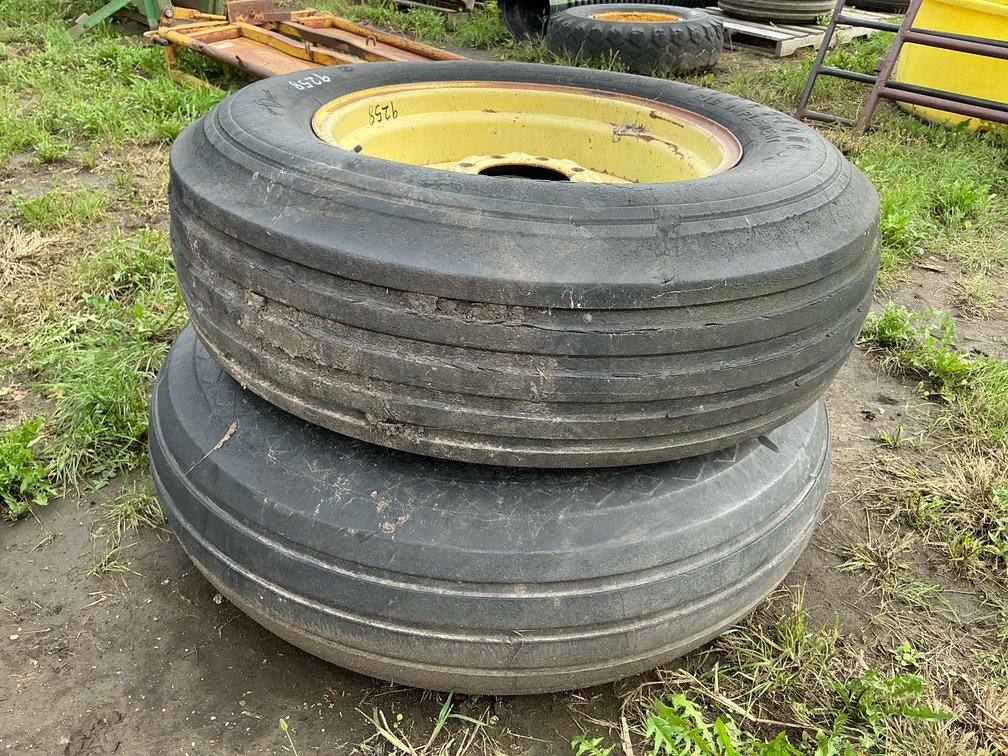 (2) Firestone 11.25-24 tires on rims