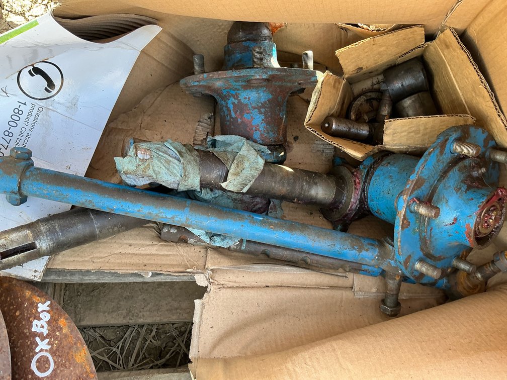 Ford 500 tractor parts and disc opener blades(3)