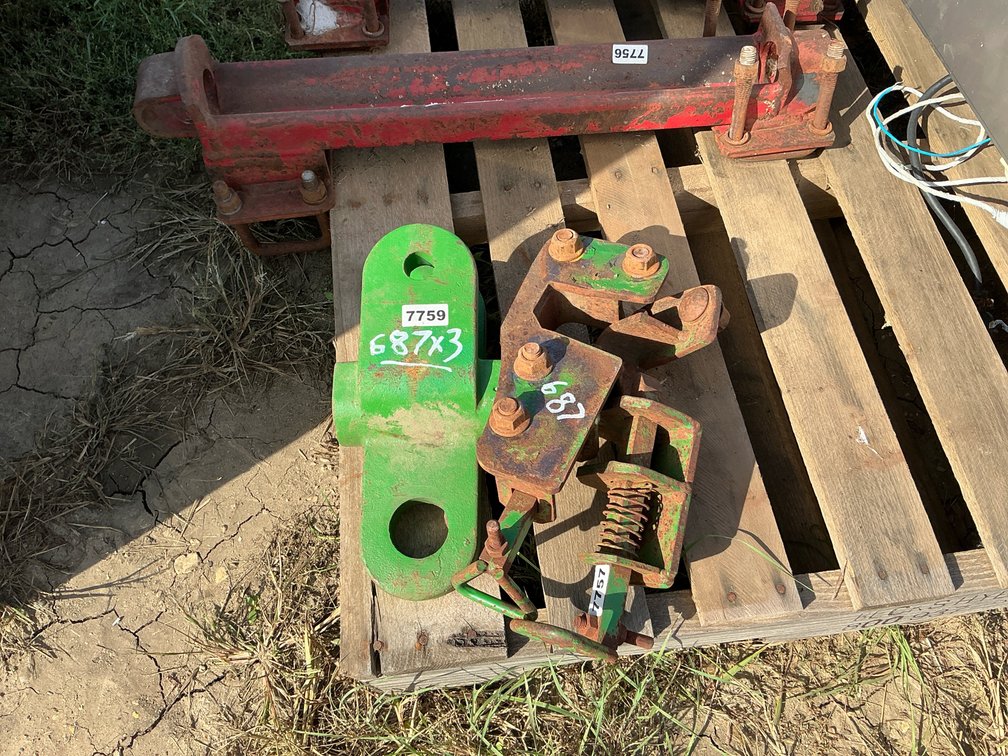 hitch for John Deere drill and loader brackets
