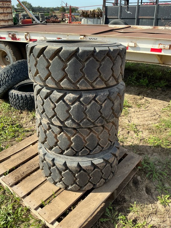 (4) 10-16.5 tires