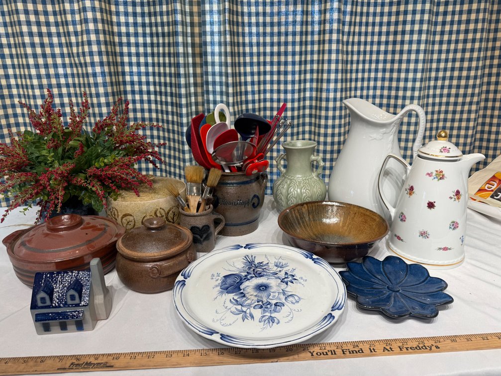 Vintage & Antique Pottery, Stoneware, English Ironstone China & Kitchenware Collection