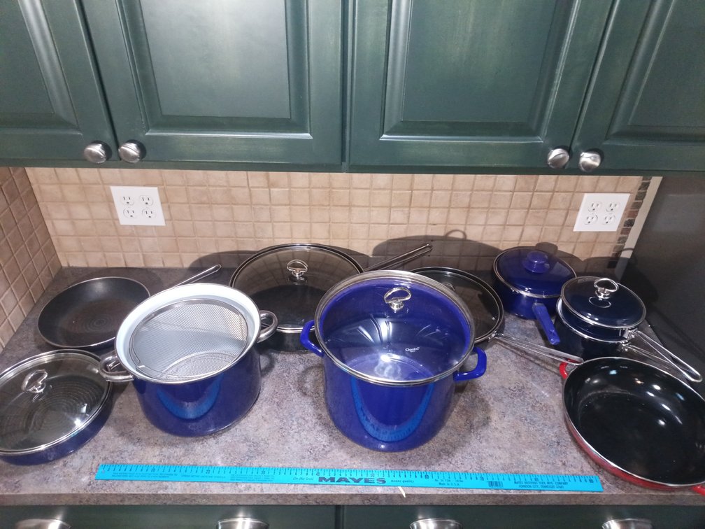 Large Chantal Enamel Cookware Collection – Pots, Pans & Lids