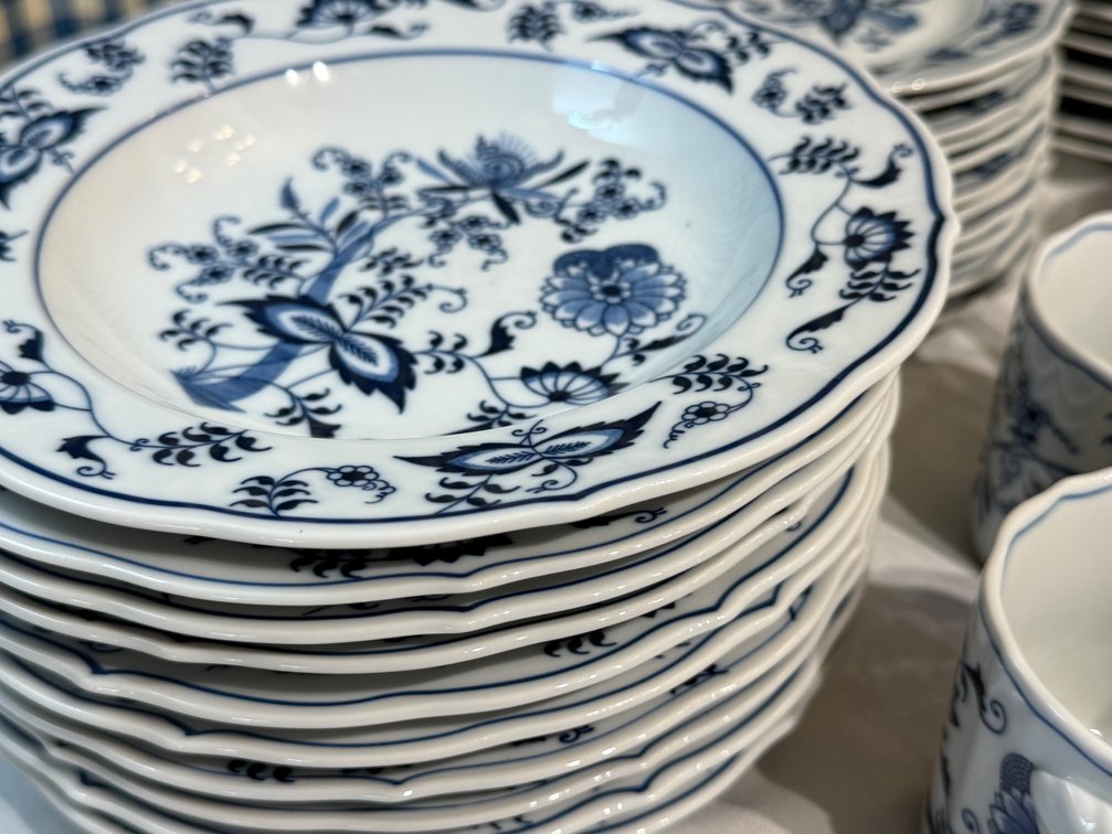 Blue Danube Blue Onion Porcelain Serving Ware Collection