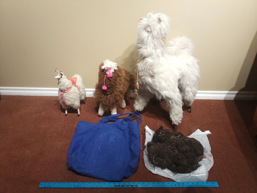 Handcrafted Alaska Llama Fur Figurines, Llama Handbag & Raw Llama Fur Collection