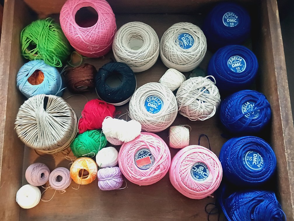 Vintage Crochet Thread, Yarn & Needlework Supply Collection