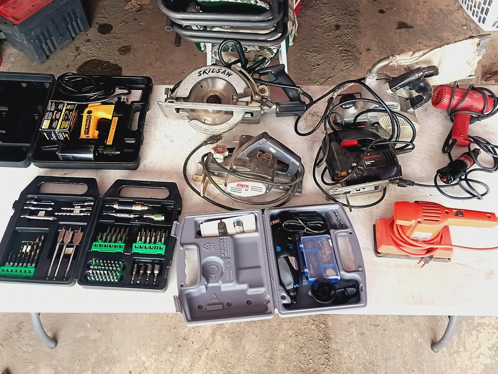 Large Hand Tool, Bit, & Dremel Lot