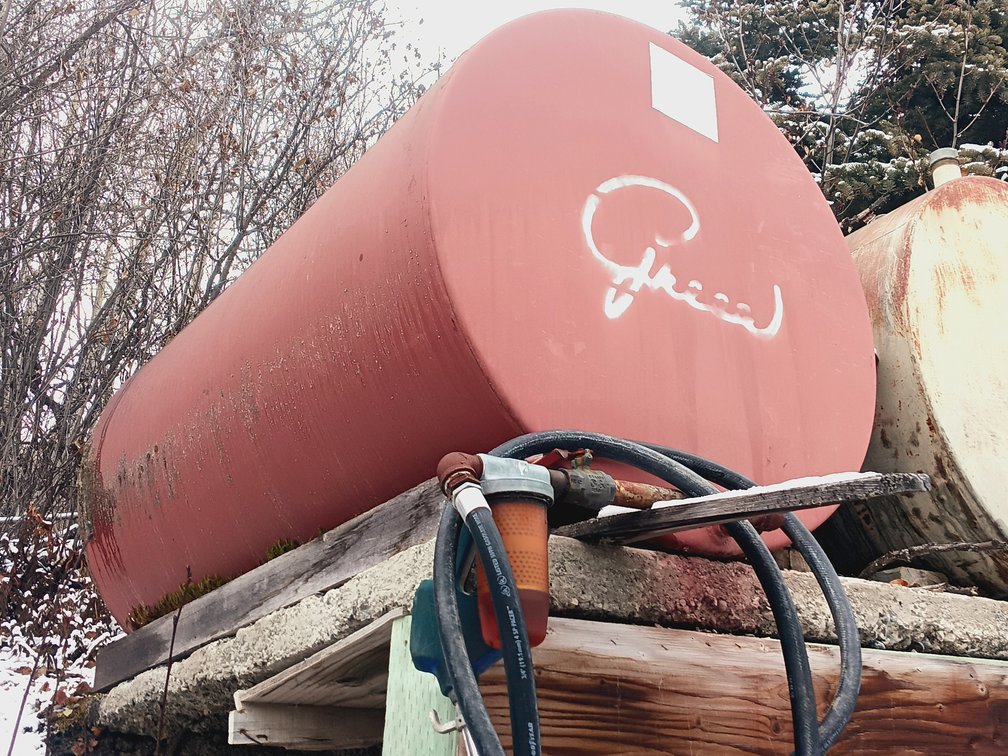 300-Gallon Above-Ground Diesel Fuel Tank with Nozzle, Hose & Filter