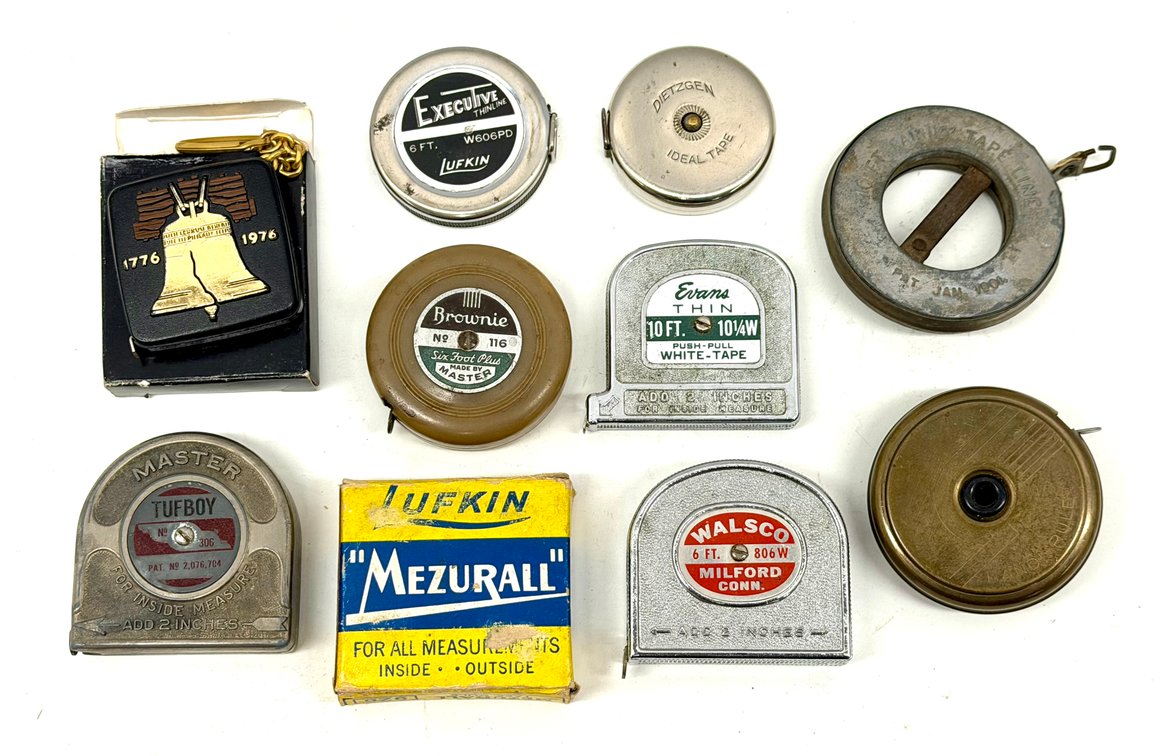 Ten Assorted Tape Measures
