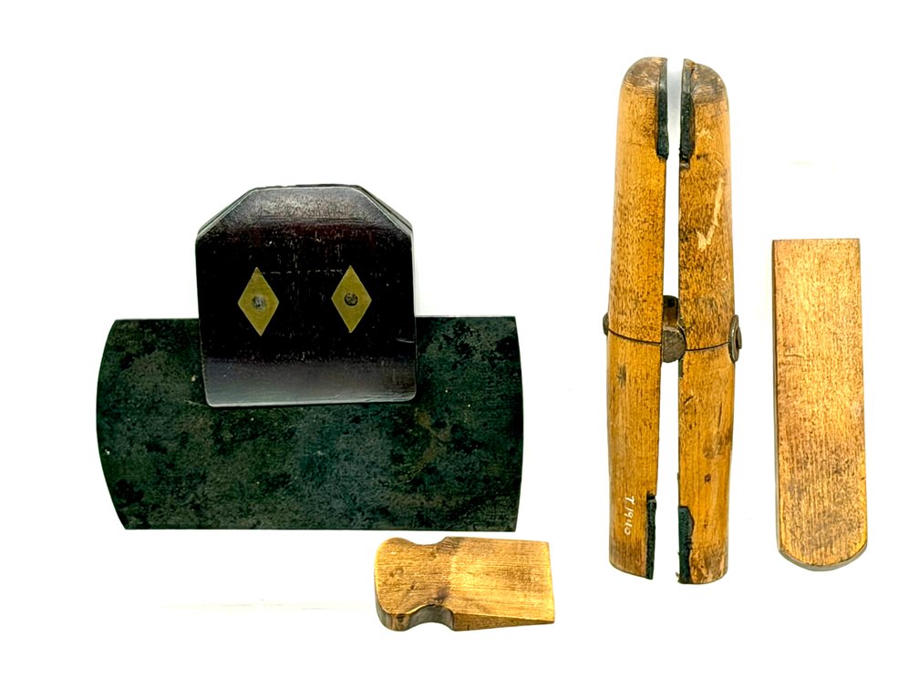 Scraper Holder and Jeweler's Wedge Vise