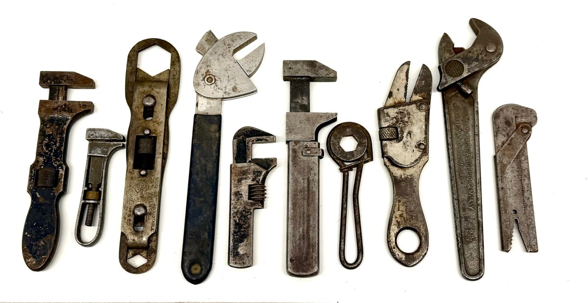 Ten Assorted Wrenches