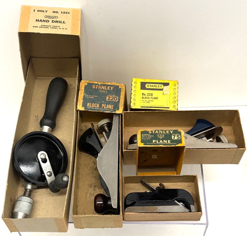 Boxed Stanley Tools