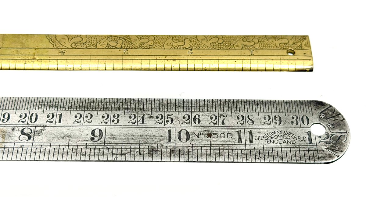 Brass and Chesterman 12-Inch Rules