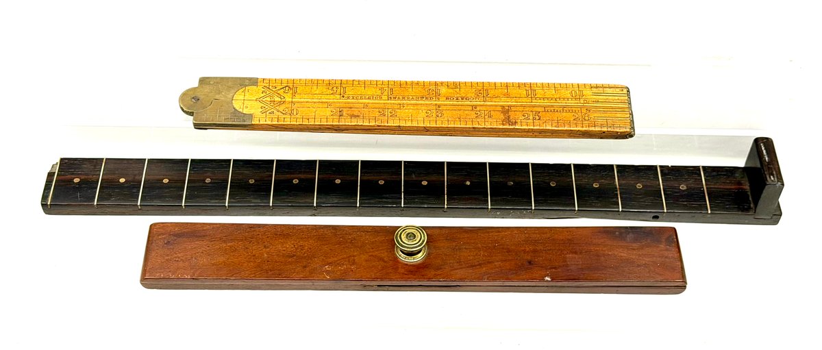 Exotic Wood Rules and Draftsman's Square