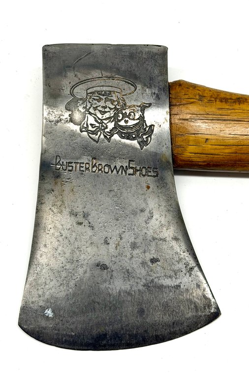 Buster Brown Shoes Advertising Hatchet