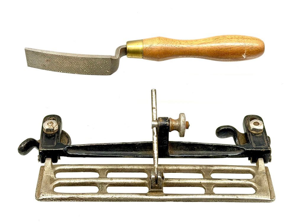 Auriou Rasp and Millers Falls Jointer Gauge