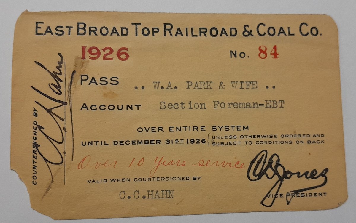 East Broad Top Narrow Gauge Pass 1926