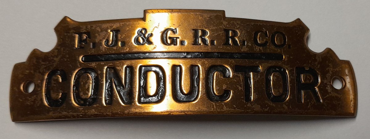 Fonda Johnstown & Gloversville Railroad Hat Badge
