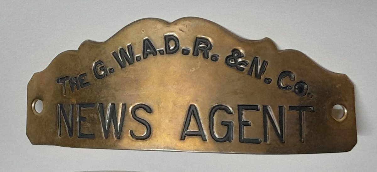 Armstrong Company News Agent Hat Badge