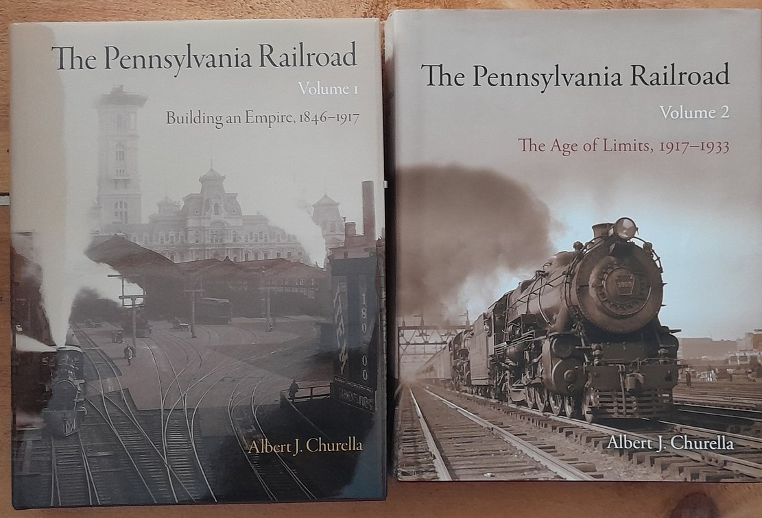 Pennsylvania Railroad History by Churella 2 Vols