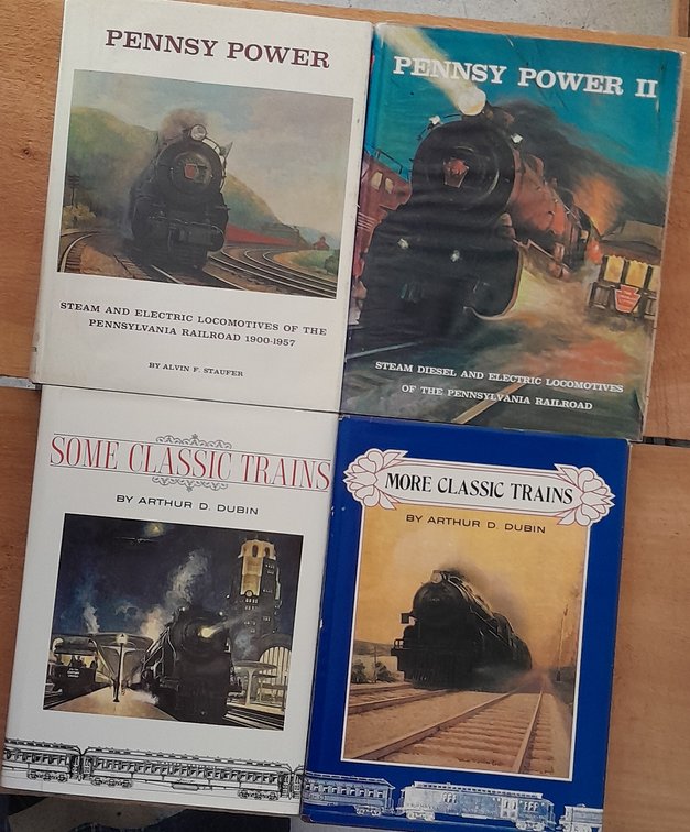 4 Railroad Books: Pennsy Power, Classic Trains