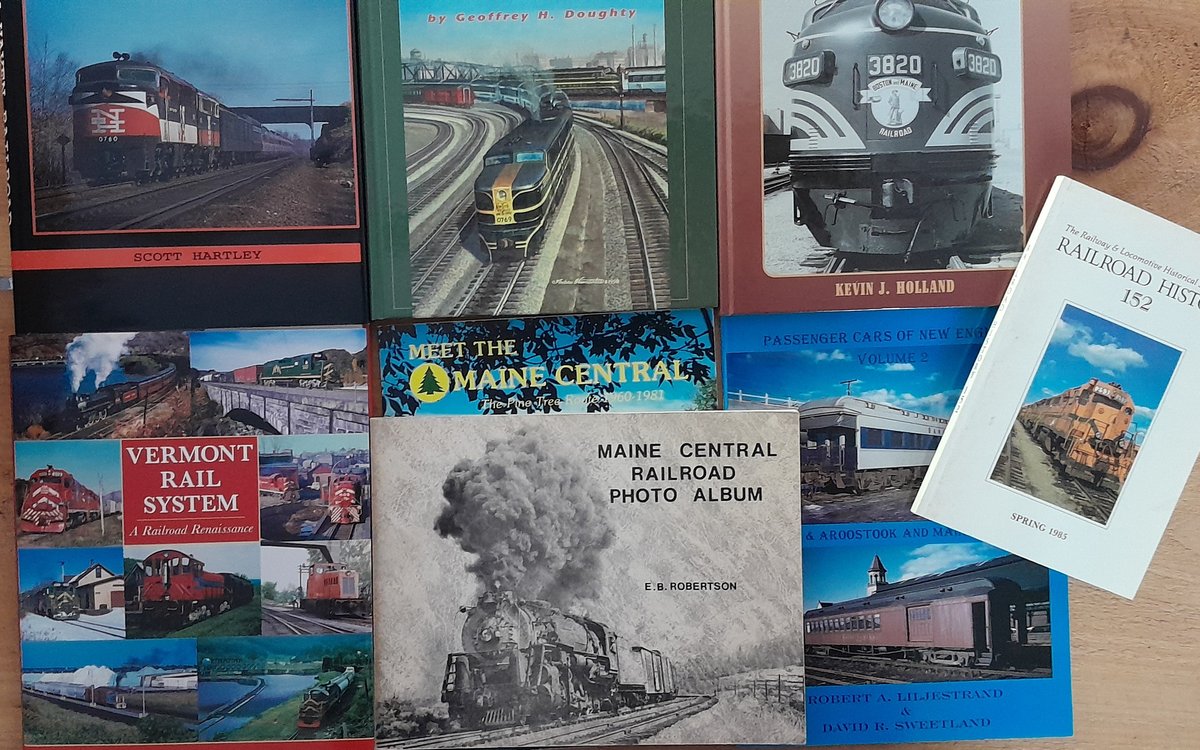 New England Train Books (7)