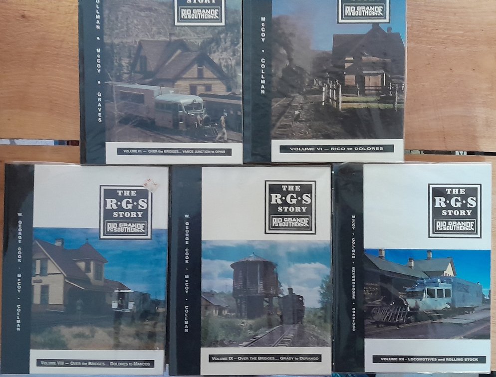 5 Volumes from "The RGS Story" series: 3,6,8,9,12