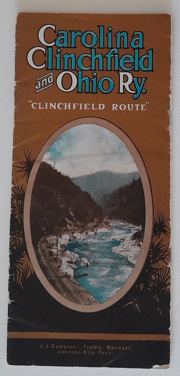 Carolina Clinchfield & Ohio Timetable 1909