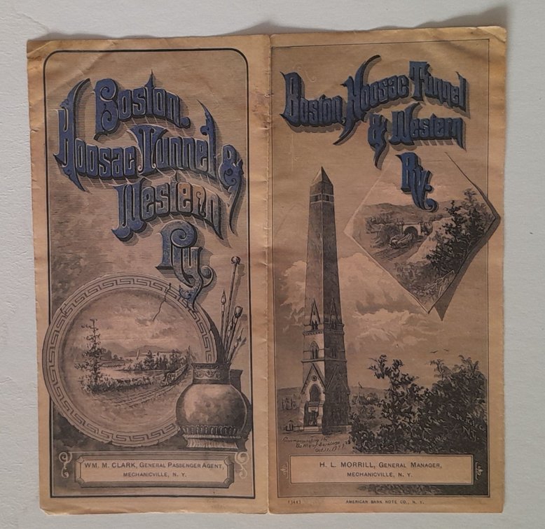 Boston Hoosac Tunnel & Western TT 1885