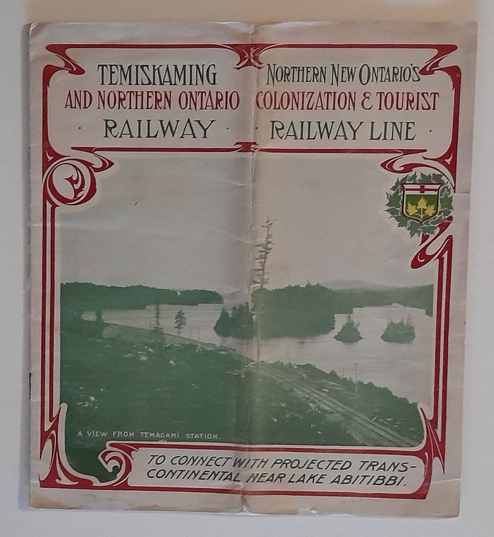 Temiskaming & Nor. Ontario Railway Timetable 1906