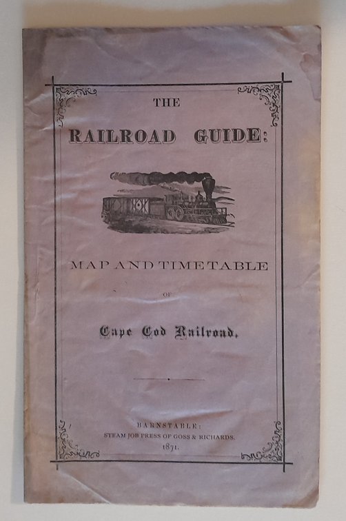 Guide to the Cape Cod Railroad 1871